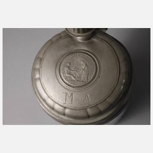 Erfurter Fayence-Pilasterkrug