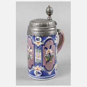 Erfurter Fayence-Pilasterkrug