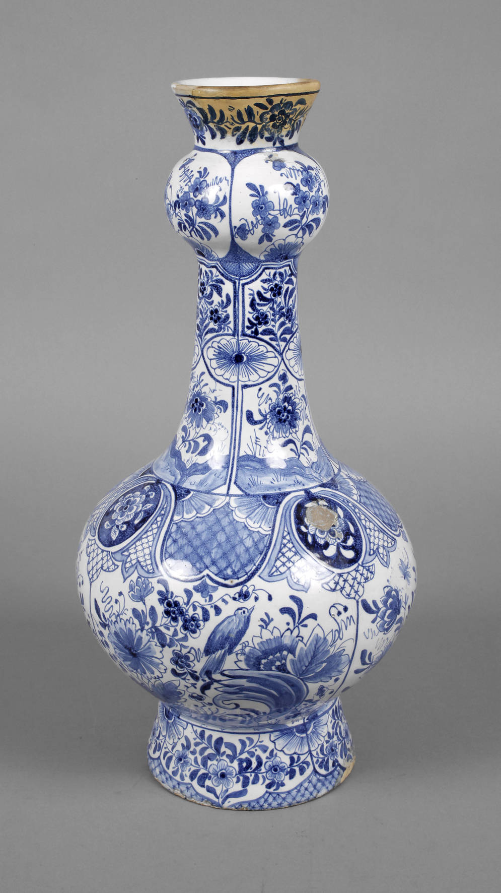 Große Delfter Fayence-Vase