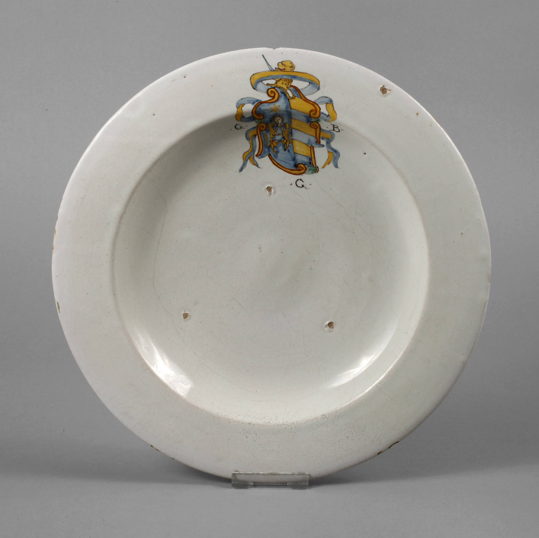 Großer Fayenceteller