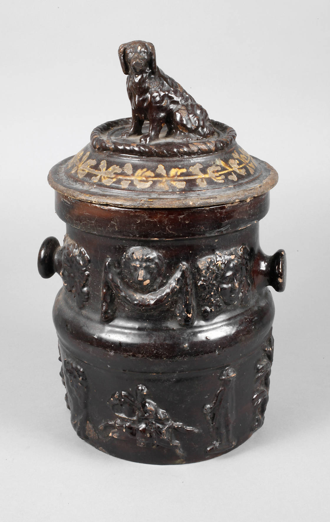 Großer Tabaktopf Empire