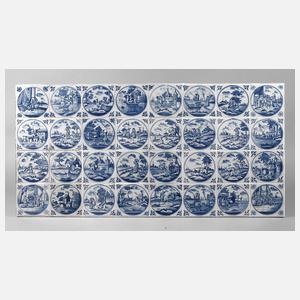 Großes Fliesenbild Delft