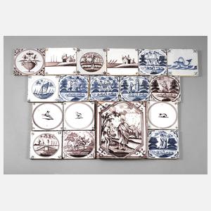 Konvolut Delfter Fliesen