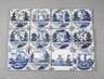 Zwölf Delfter Kacheln