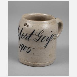 Bierkrug Heimatfest Geyer