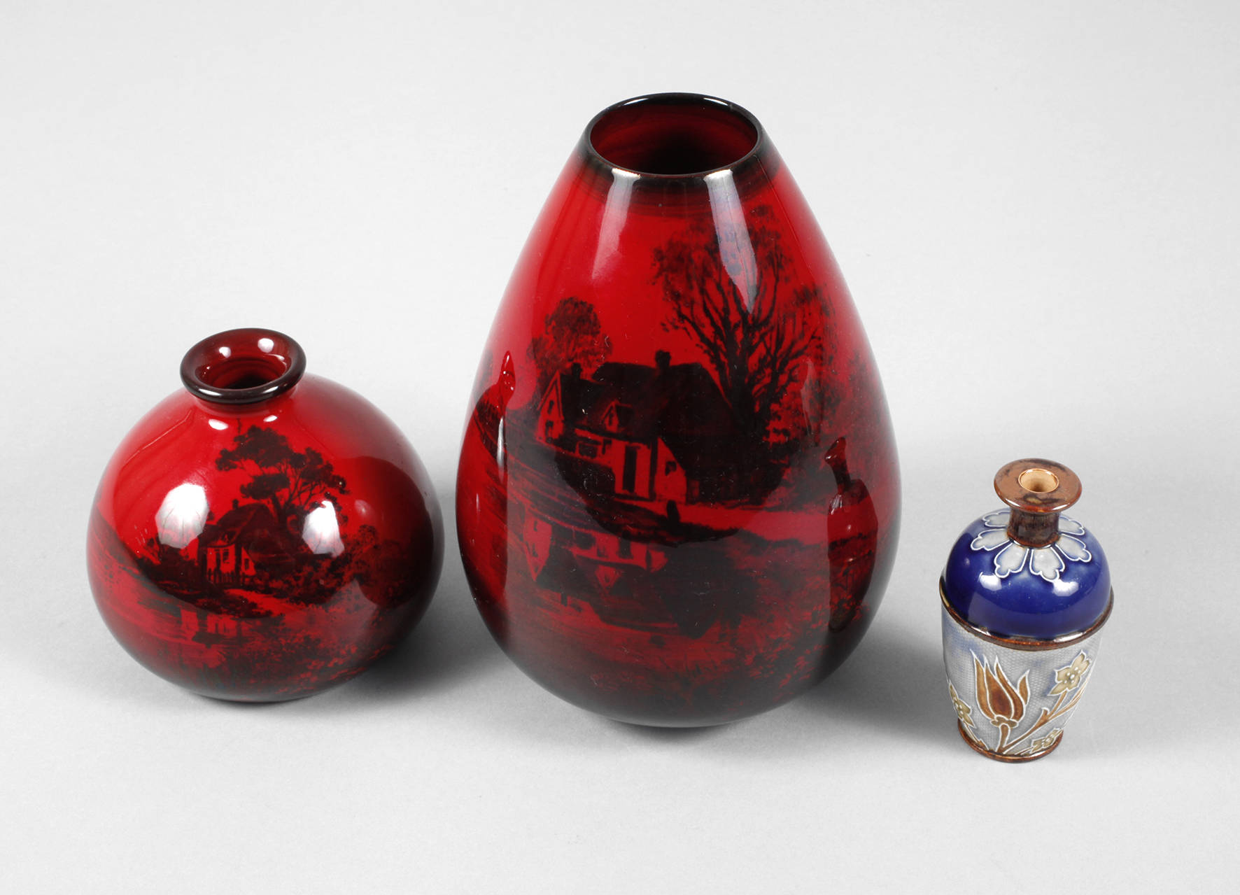 Royal Doulton drei Vasen