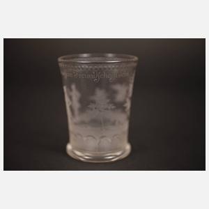 Spruchbecher Biedermeier