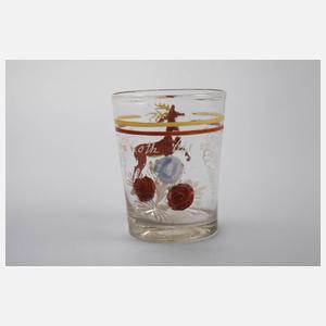 Jagdliches Spruchglas