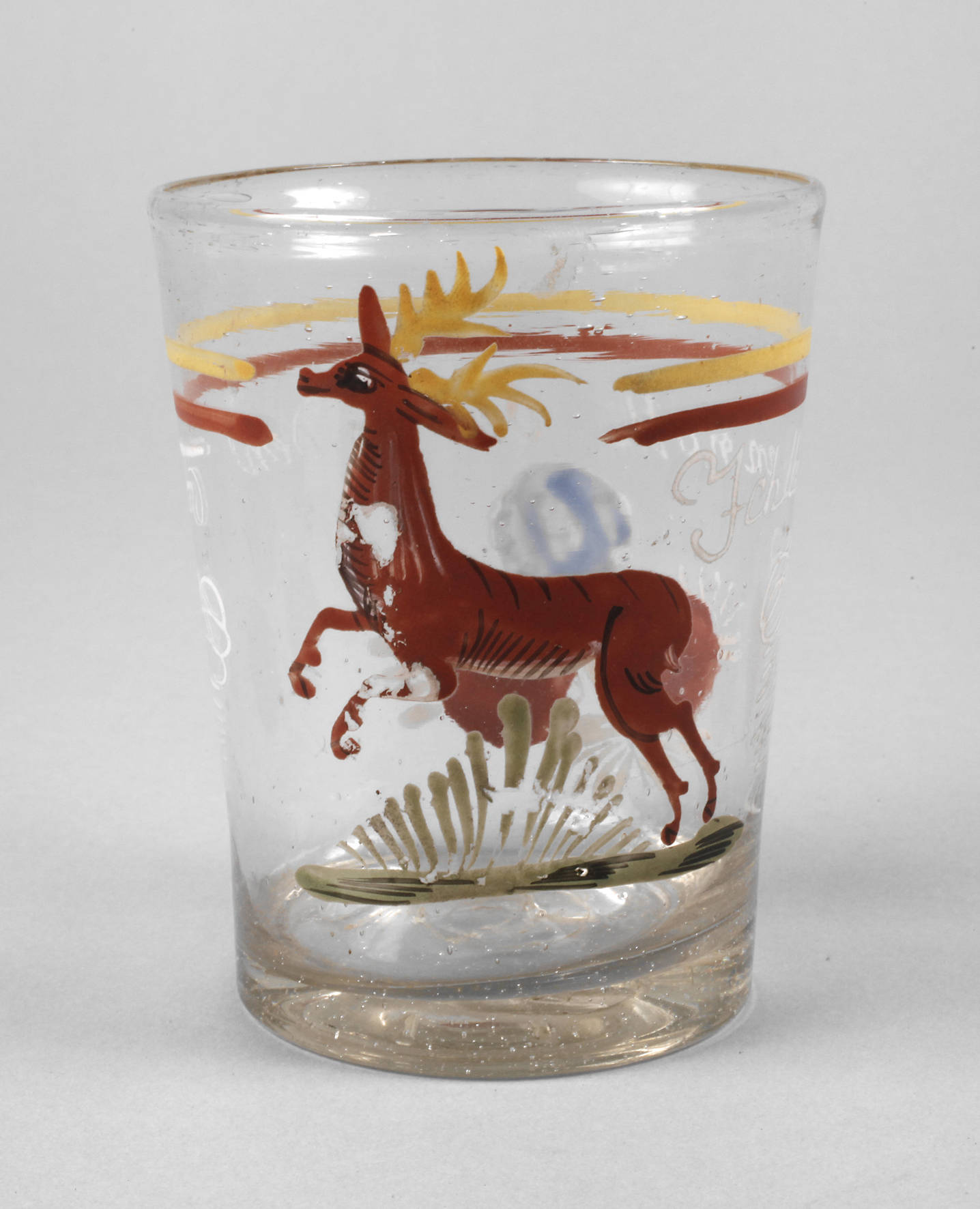 Jagdliches Spruchglas