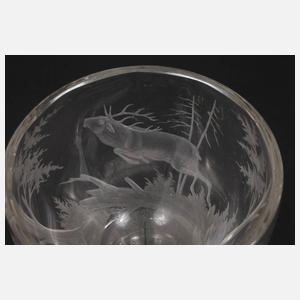 Großes jagdliches Pokalglas