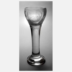 Großes jagdliches Pokalglas