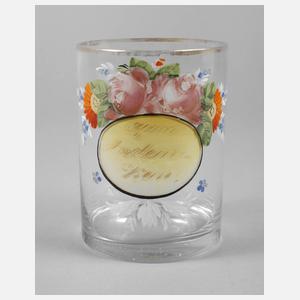Andenkenglas Biedermeier