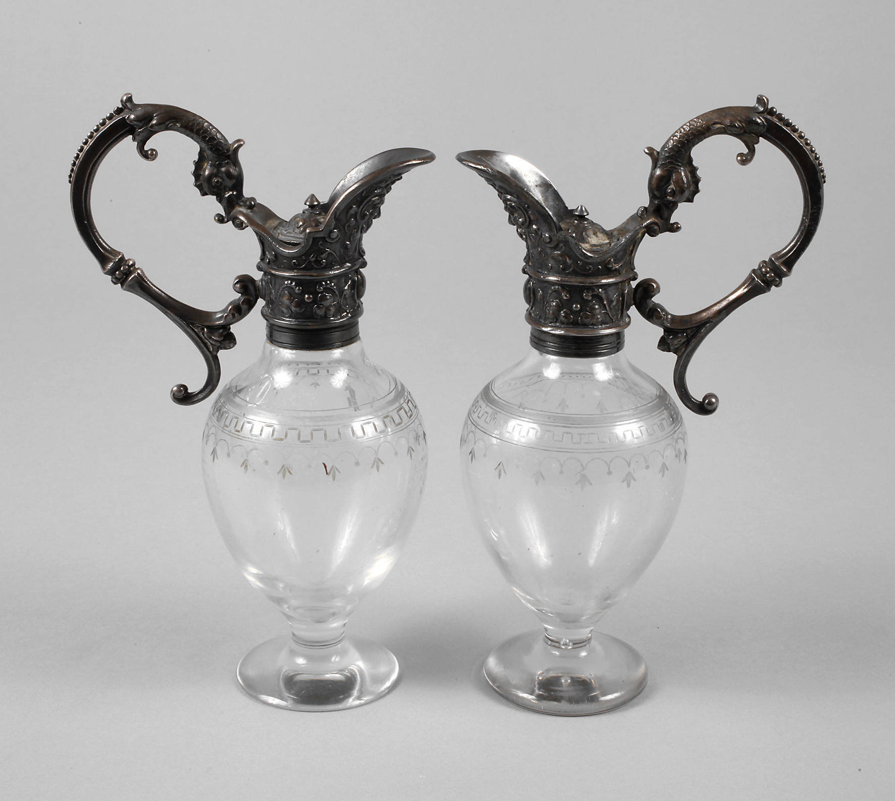 Paar Karaffen Historismus