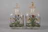 Zwei Flakons Emailmalerei