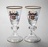 Paar Wappengläser