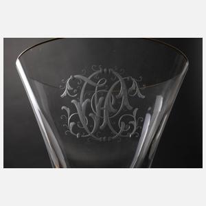 Zwei große Kelchgläser Historismus