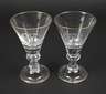 Zwei große Kelchgläser Historismus