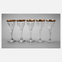 Fünf Sektgläser111