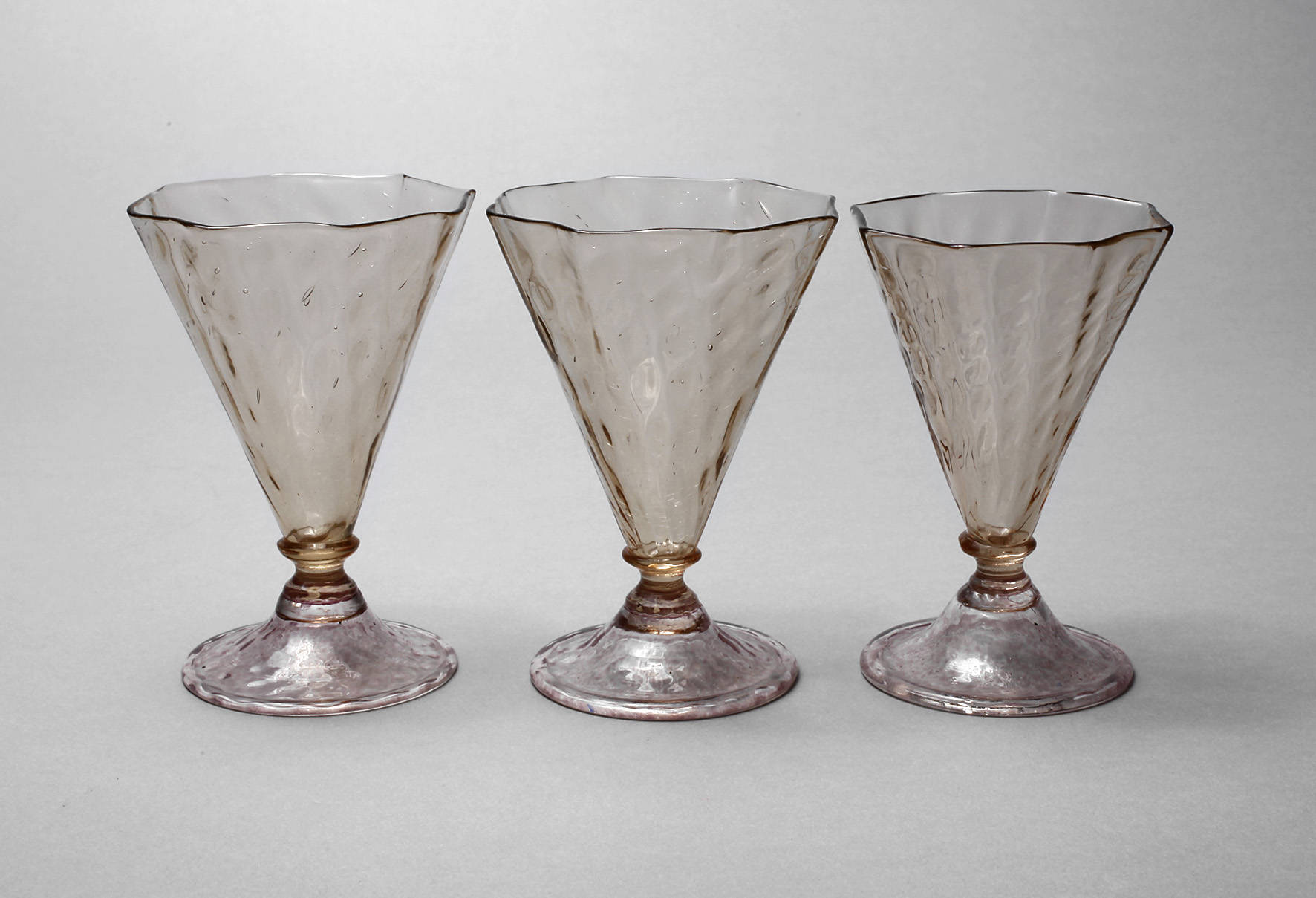 Murano drei Kelchgläser