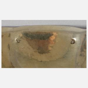 Augsburg Fußschale Silber