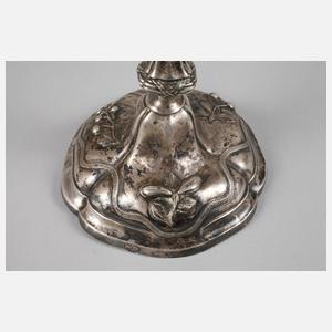 Silber barocker Kerzenleuchter