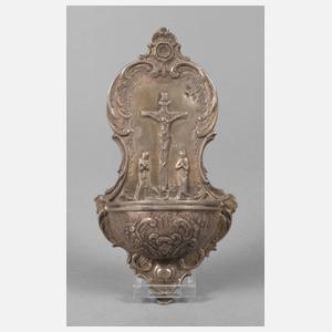 Kleines Weihwasserbecken Silber