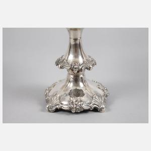 Tazza mit Silberfuß