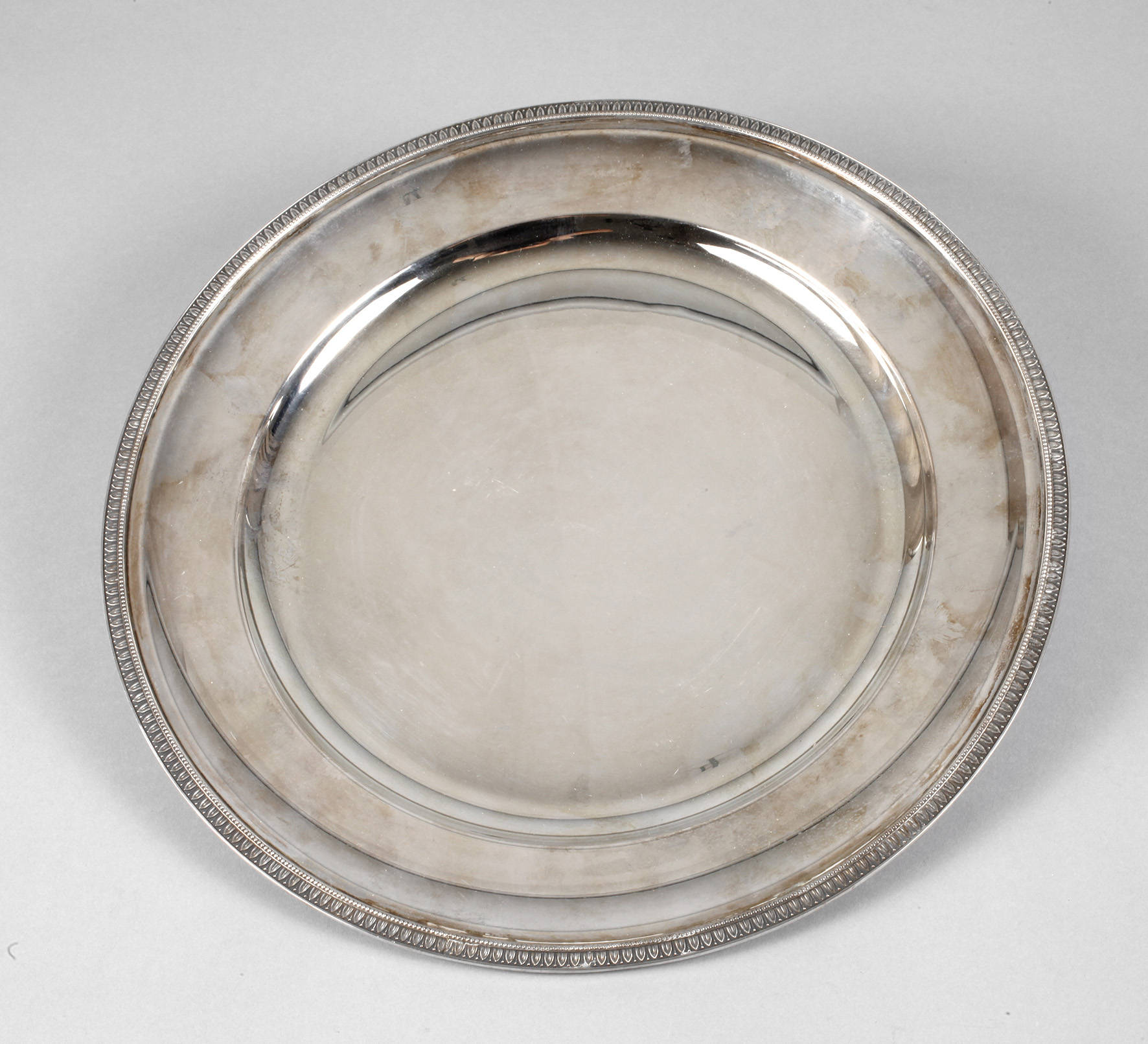 Italien Silbertablett