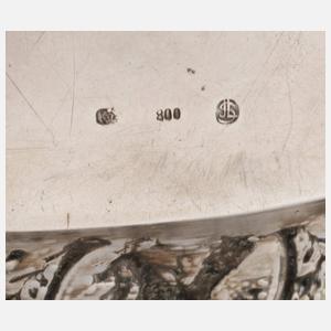 Klassizistisches Silbertablett