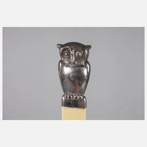 Papiermesser mit Silbereule