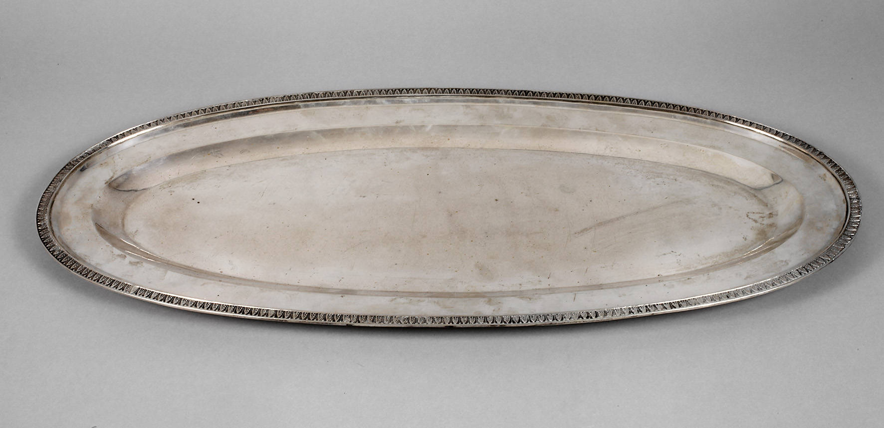 Silber große Fischvorlegeplatte