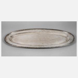 Silber große Fischvorlegeplatte