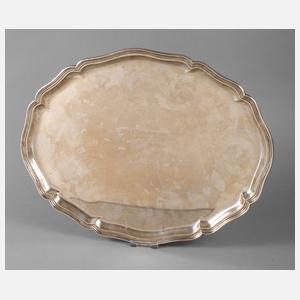 Großes Silbertablett