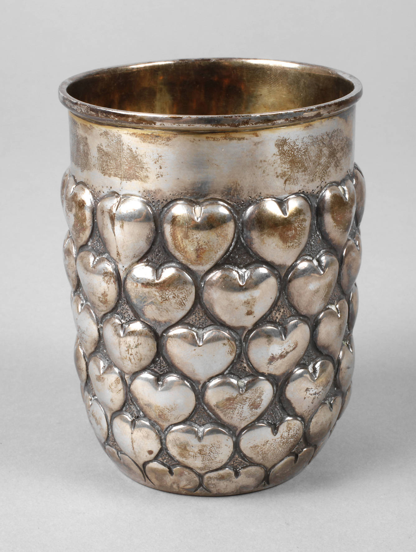 Herzbecher Silber