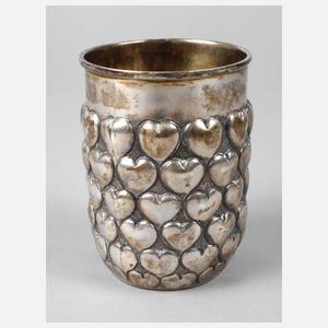 Herzbecher Silber