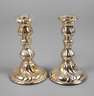 Paar Silberleuchter im Barockstil
