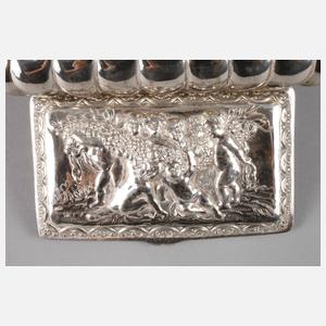 Silberdose mit Früchtereigen nach Rubens