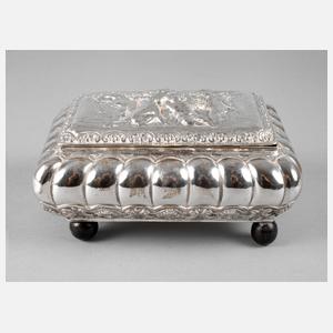 Silberdose mit Früchtereigen nach Rubens