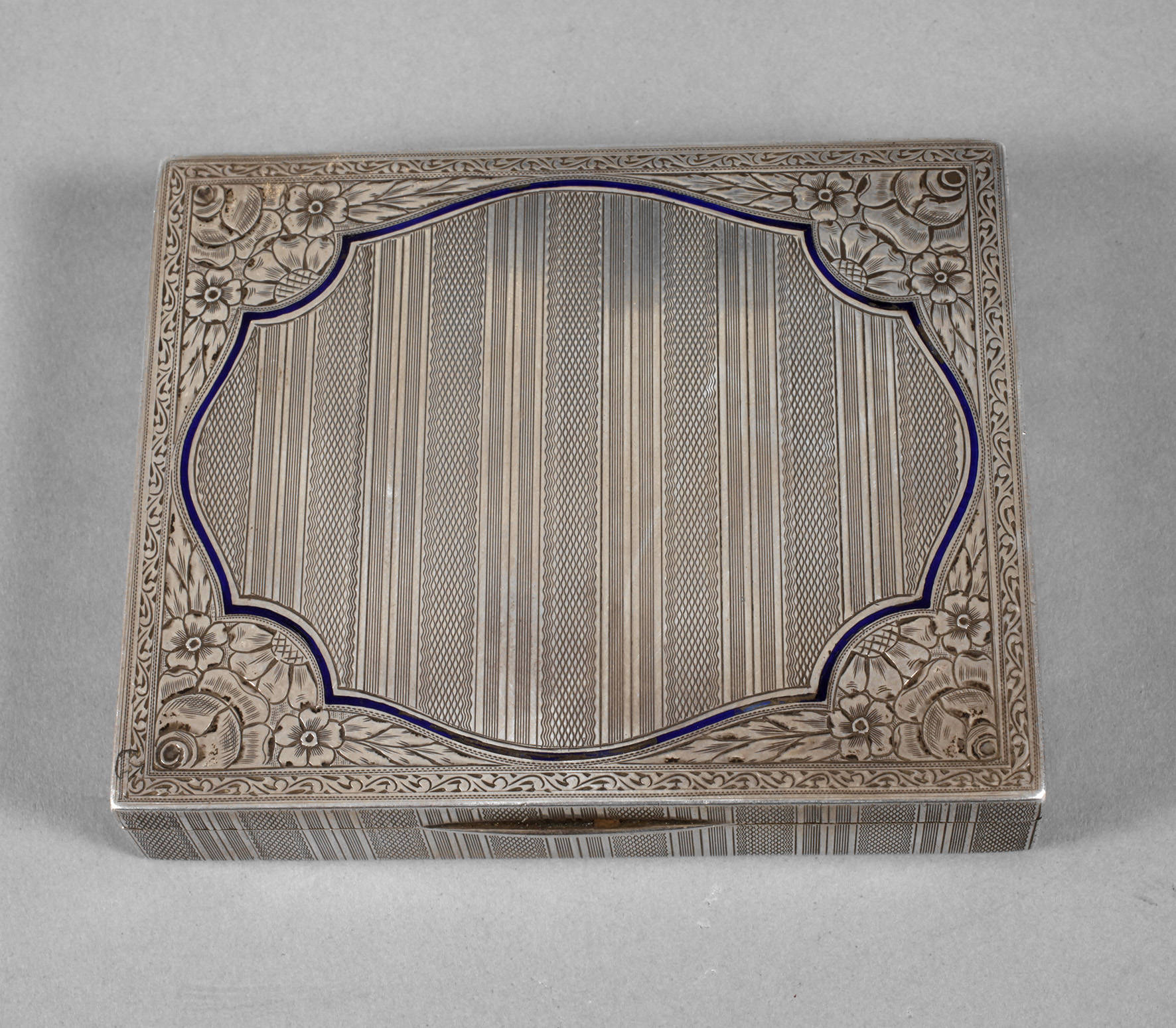 Zigarettendose Silber