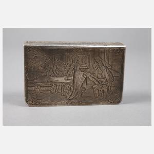 Zigarettendose und Streichholzhalter