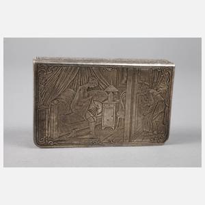 Zigarettendose und Streichholzhalter