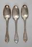 Drei barocke Speiselöffel