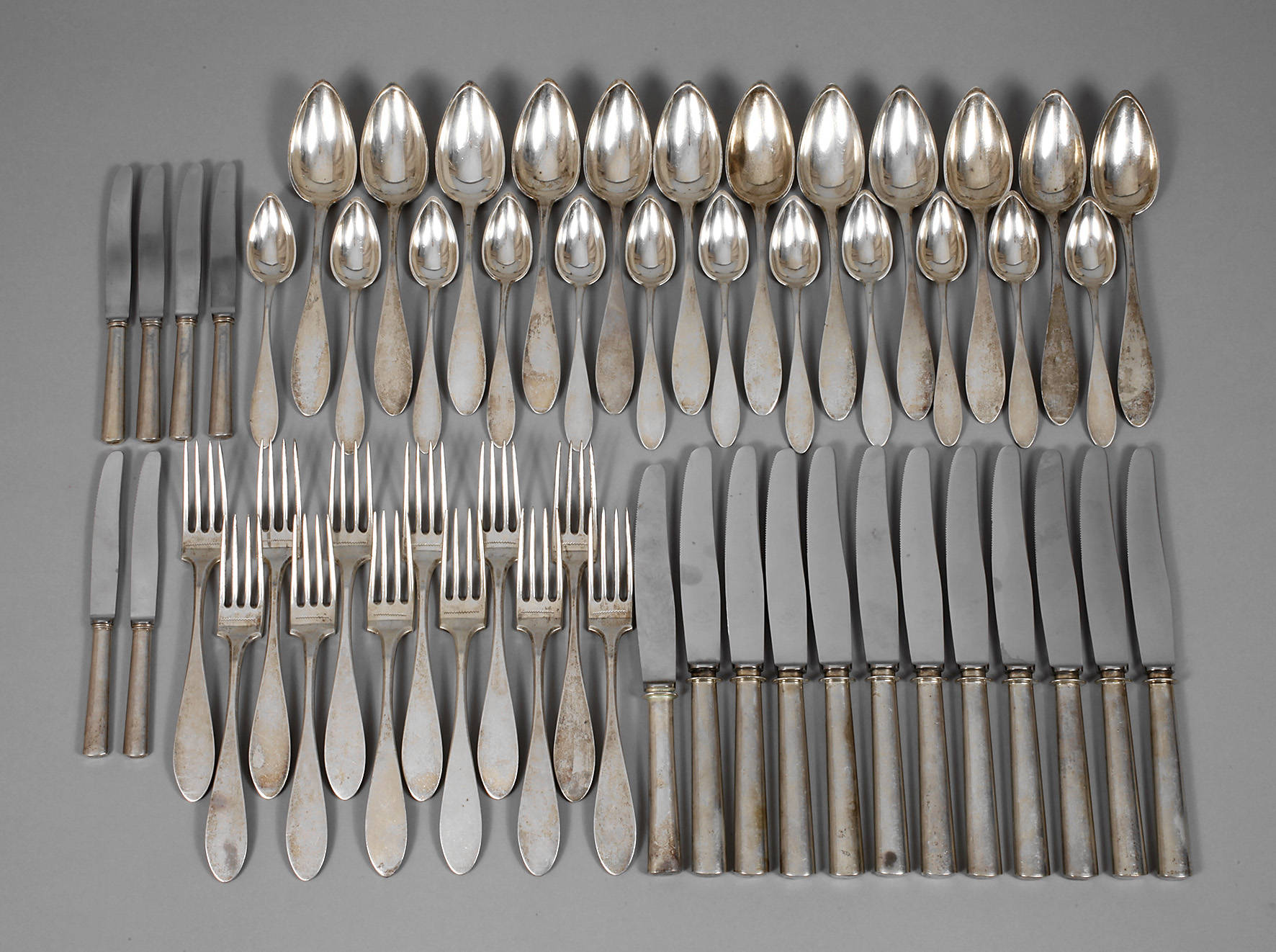 Silberbesteck Hofgoldschmiede Johann Christian Sick