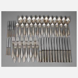 Silberbesteck Hofgoldschmiede Johann Christian Sick