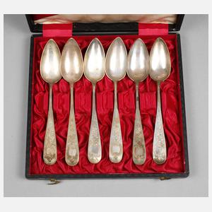 Sechs Silberlöffel