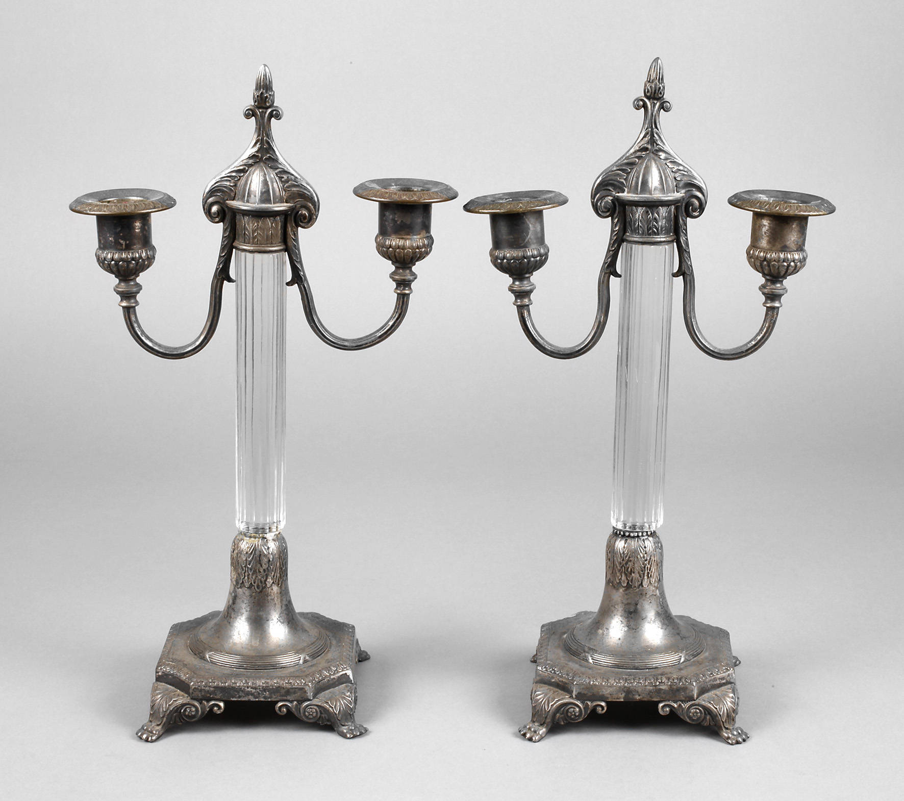 WMF Geislingen Paar klassizistische Leuchter