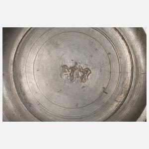 Schlesischer Barock-Zinnbirnenkrug