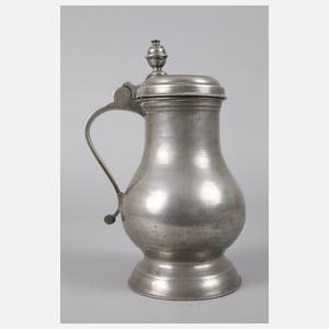 Schlesischer Barock-Zinnbirnenkrug