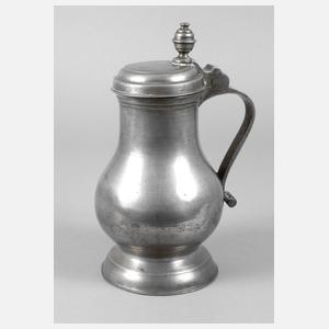 Schlesischer Barock-Zinnbirnenkrug