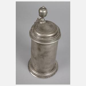 Schwerer Zinnwalzenkrug